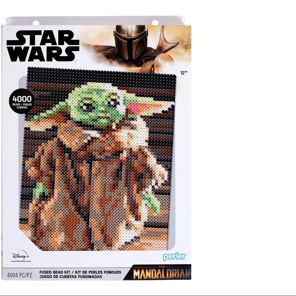 STAR WARS THE MANDALORIAN BABY YODA PERLER BEAD KIT BOYS KIDS STAR WARS ADULTS